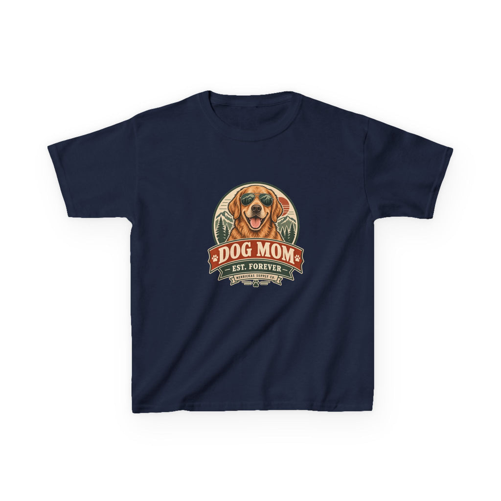 Dog Mom Est. Forever Kids Tee