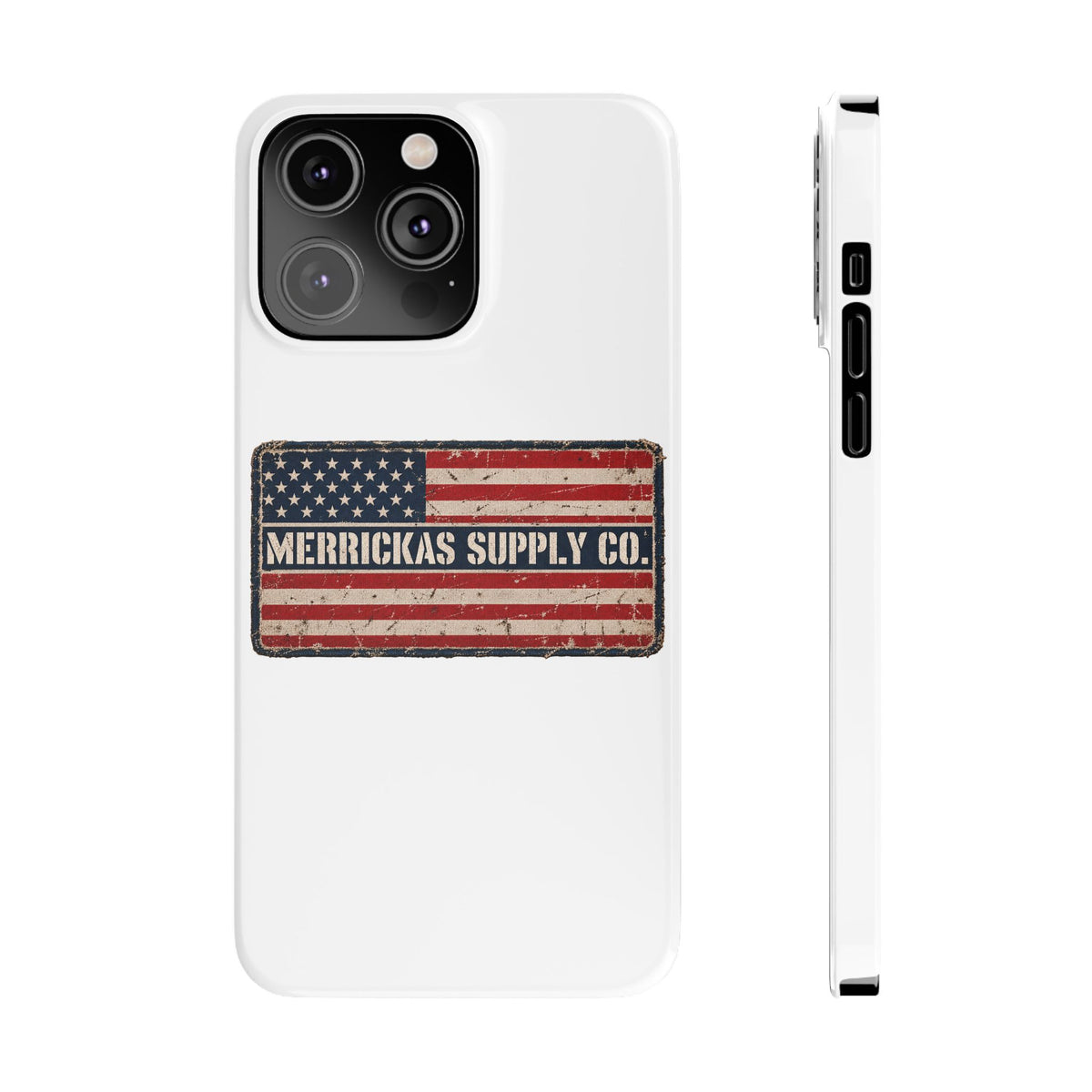 Merrickas American Flag Patch Phone Case