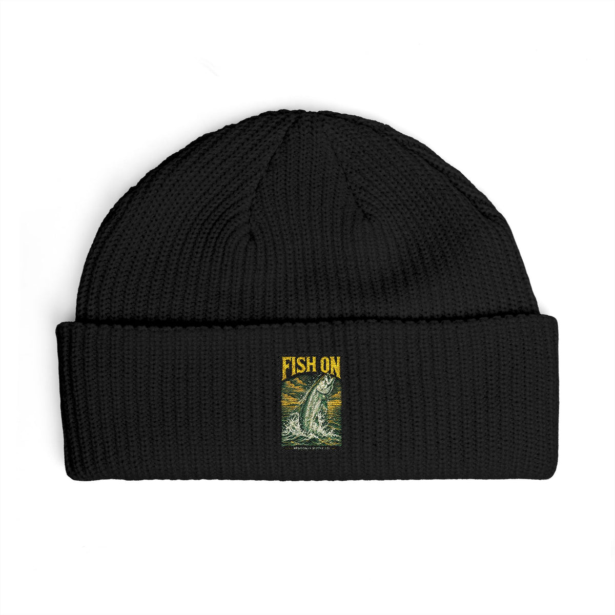 Fish On Cuff Beanie