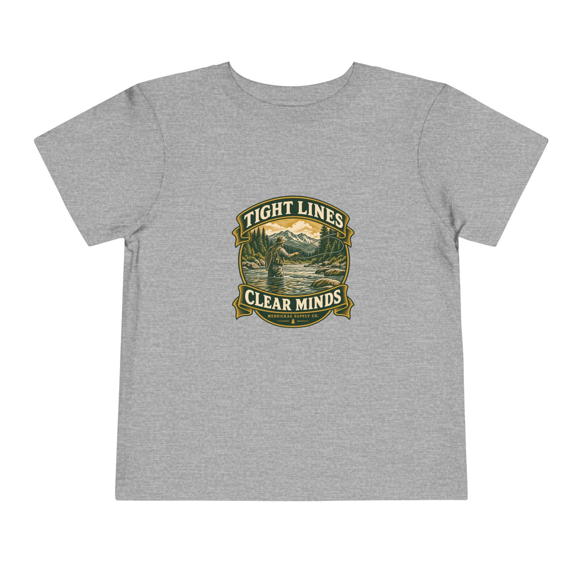 Tight Lines Clear Minds Toddler Tee