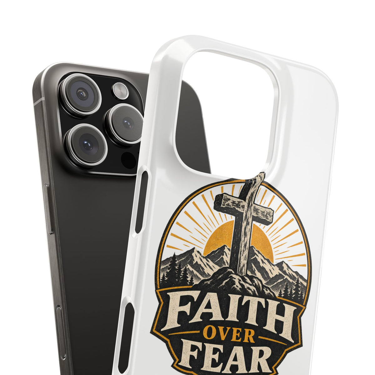 Faith Over Fear Phone Case