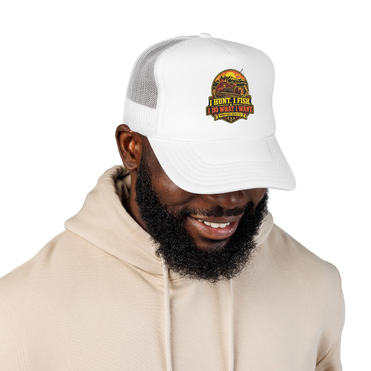 I Hunt. I Fish. I Do What I Want. Foam Trucker Hat