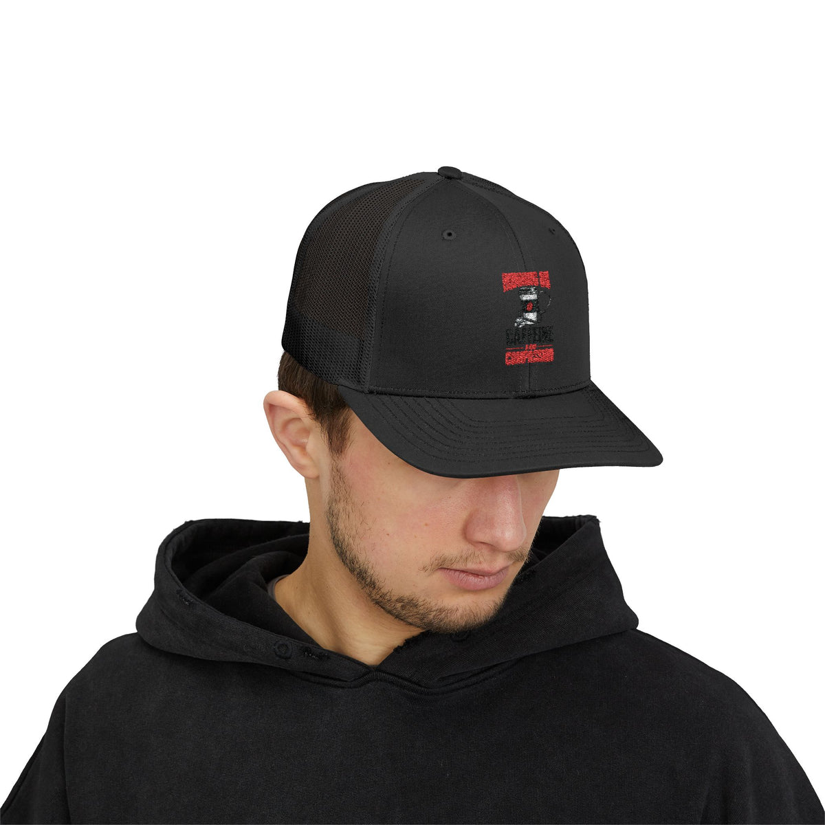 Running On Caffeine And Compassion Snapback Trucker Cap