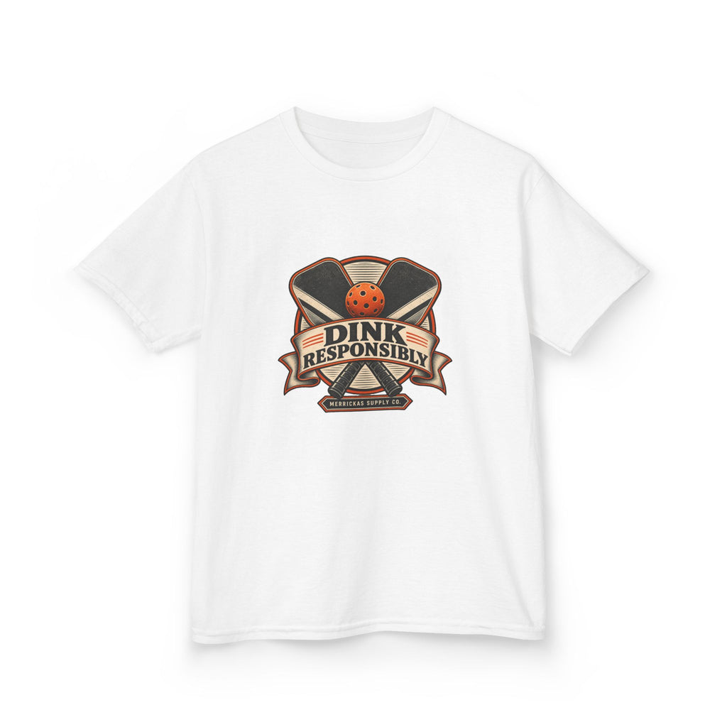 Dink Responsibly Kids Tee