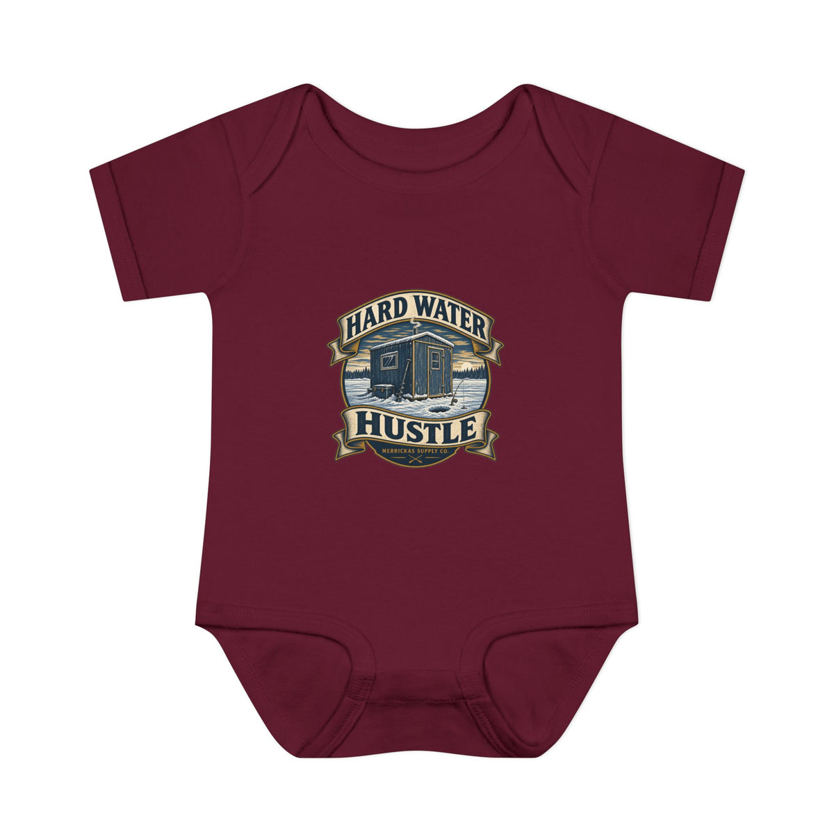 Hard Water Hustle Baby Onesie
