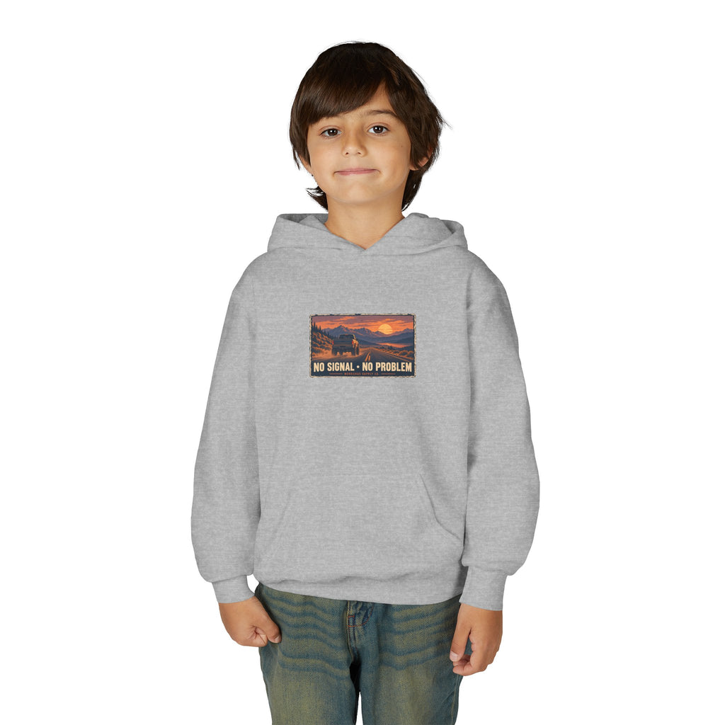 No Signal No Problem Youth Hoodie