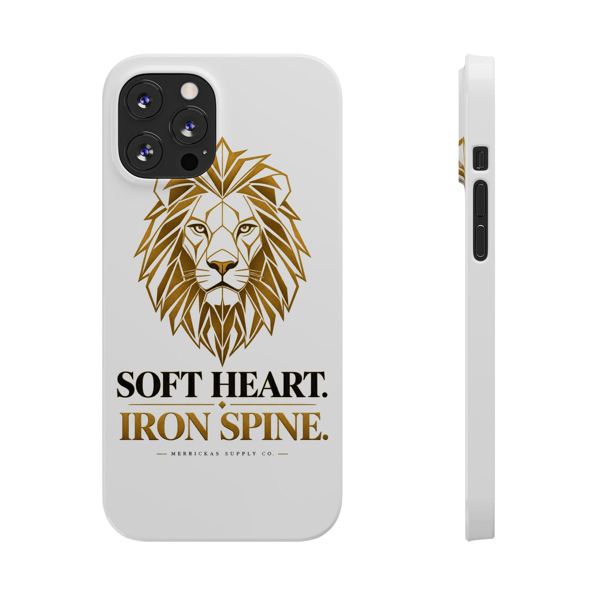 Soft Heart Iron Spine Phone Case