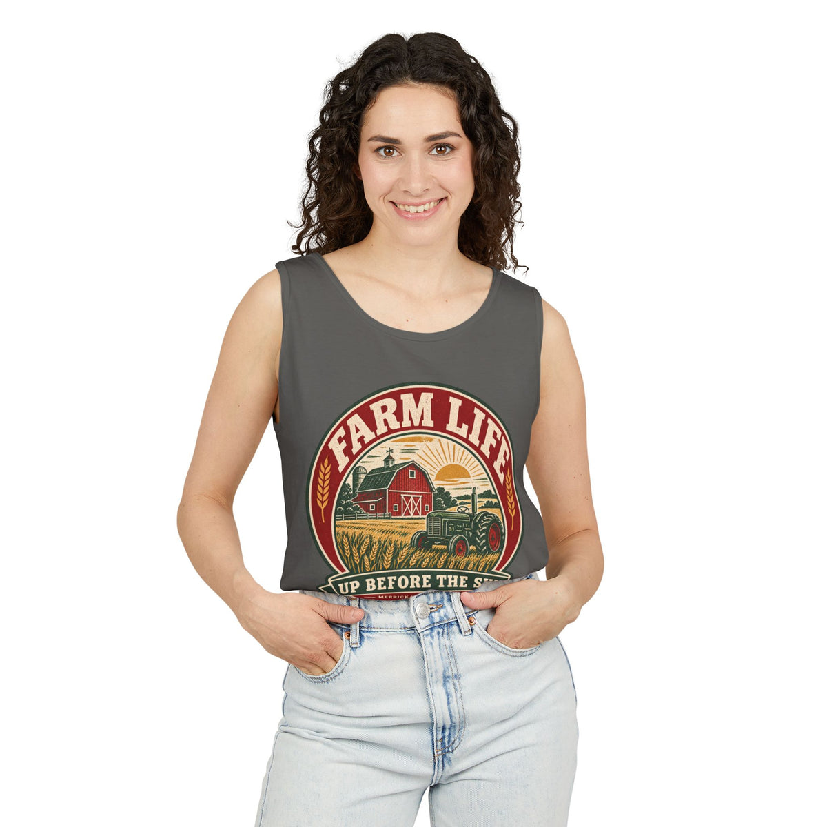 Farm Life Garment-Dyed Tank