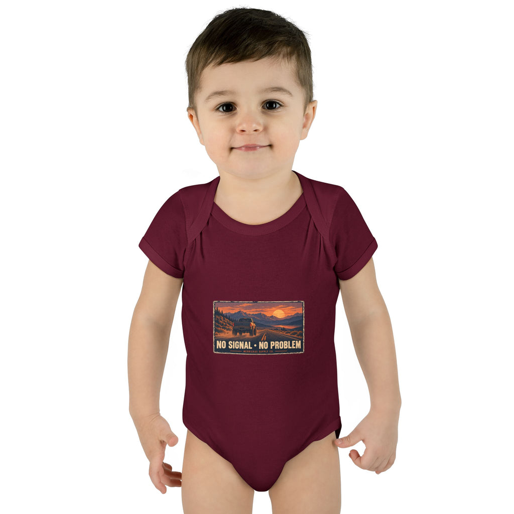 No Signal No Problem Baby Onesie