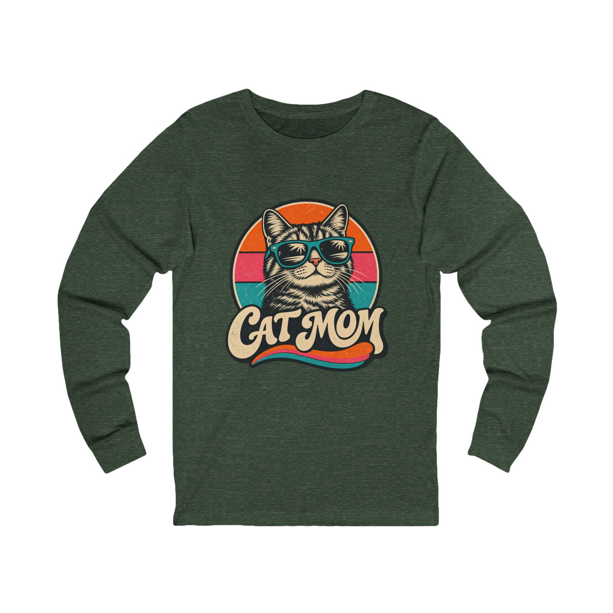 Cat Mom Long Sleeve Tee