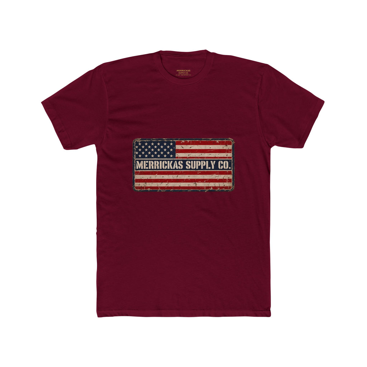Merrickas American Flag Patch T-Shirt