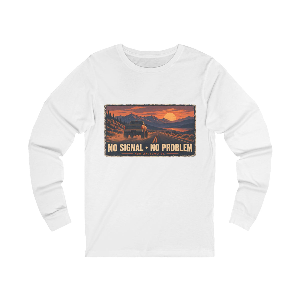 No Signal No Problem Long Sleeve Tee