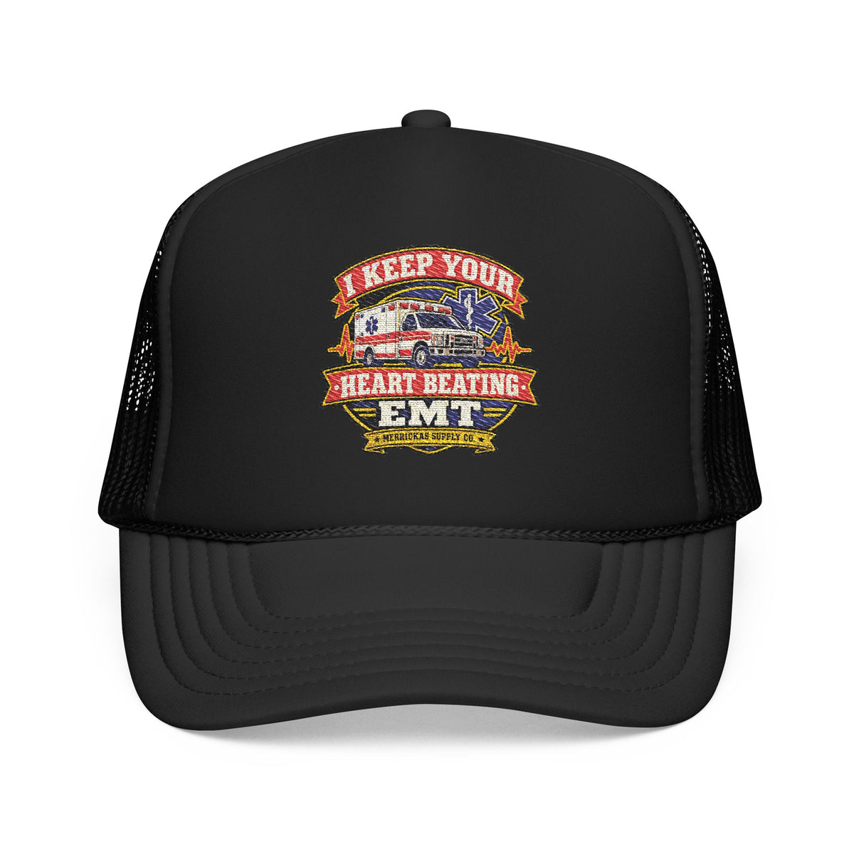 I Keep Your Heart Beating Foam Trucker Hat