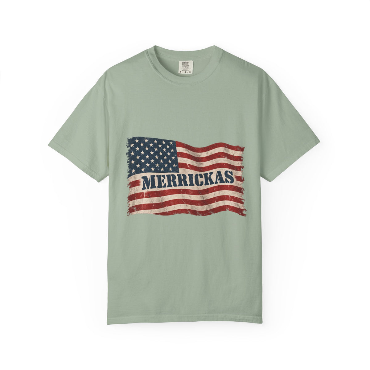 Merrickas Flag Garment-Dyed Tee