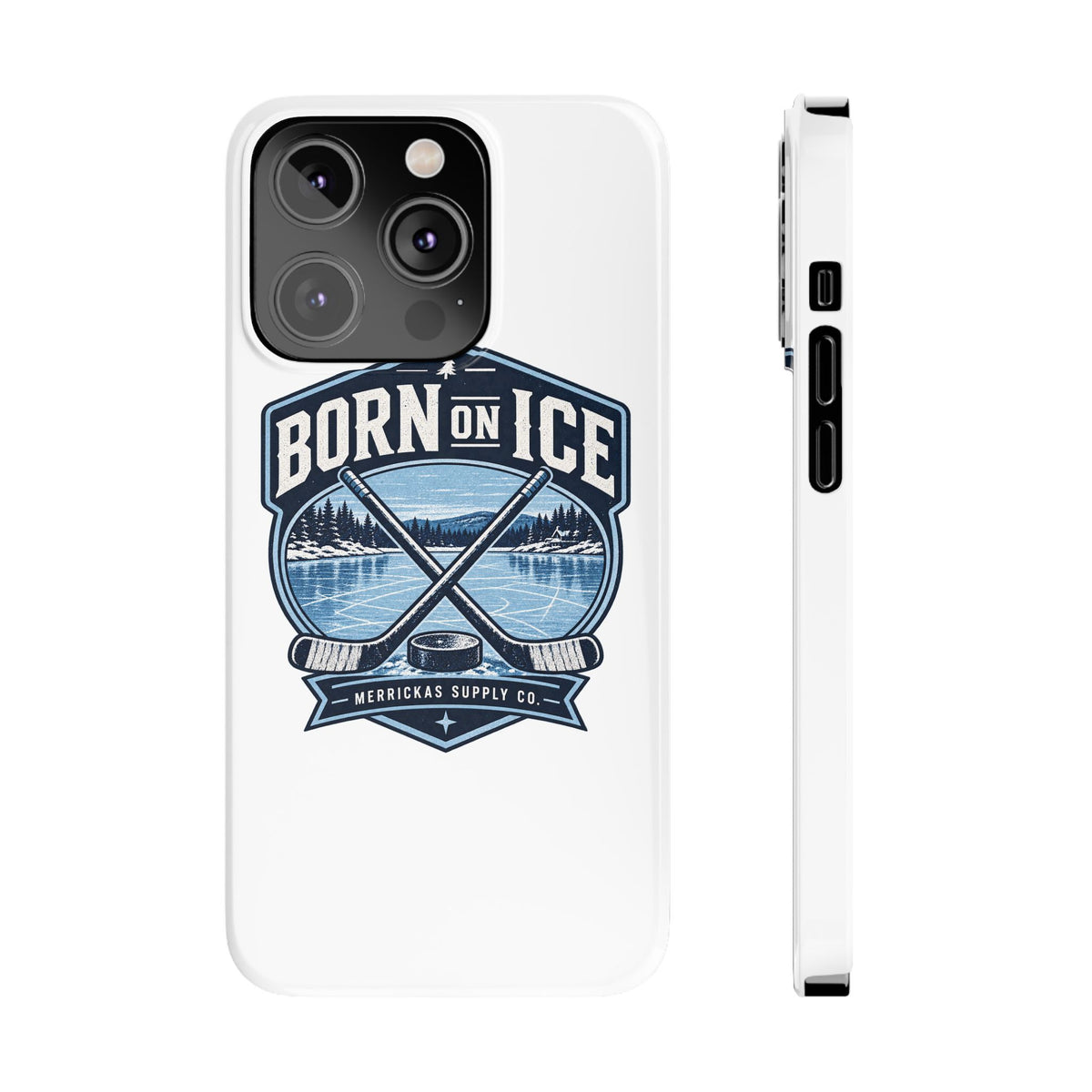 Born On Ice Phone Case