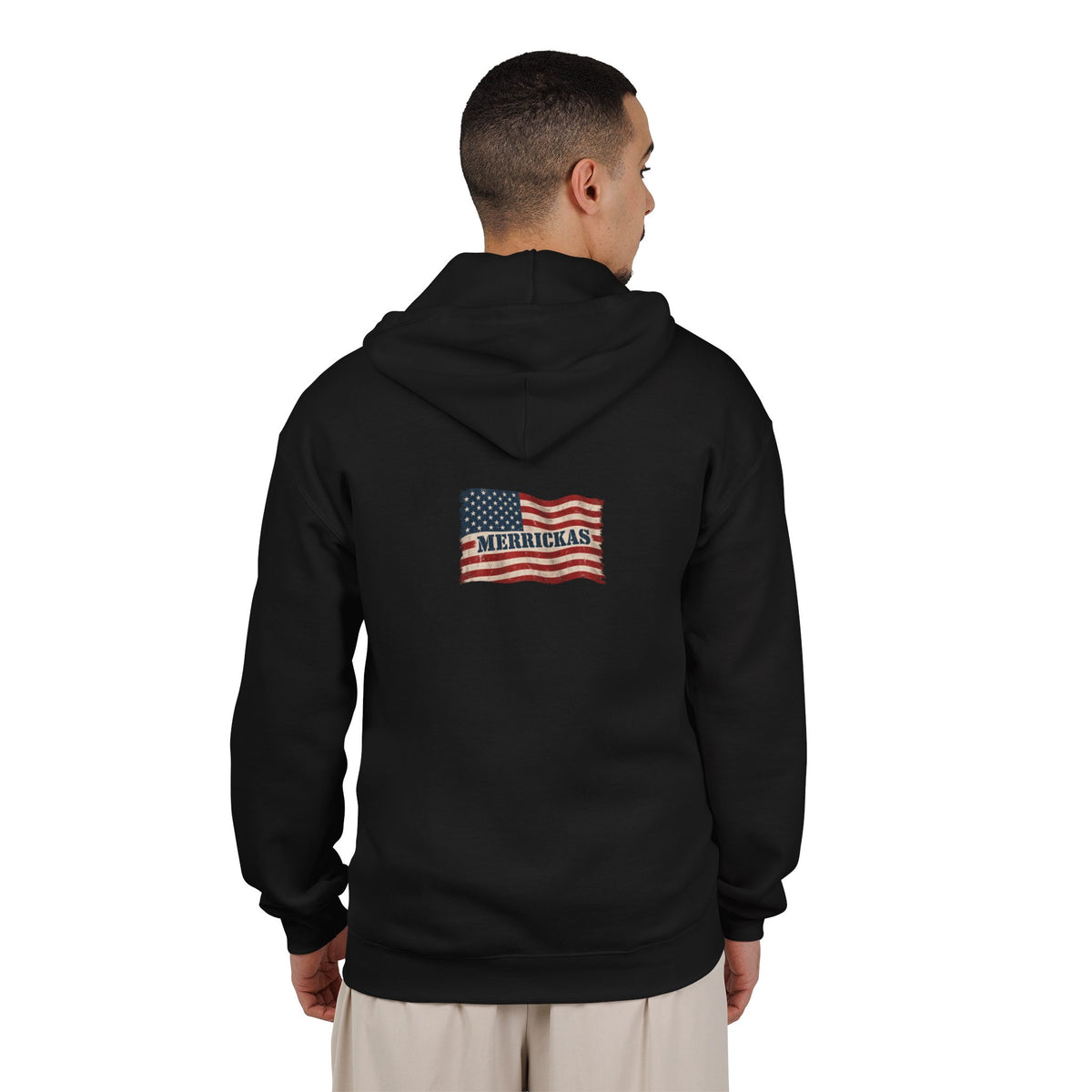 Merrickas Flag Zip Hoodie