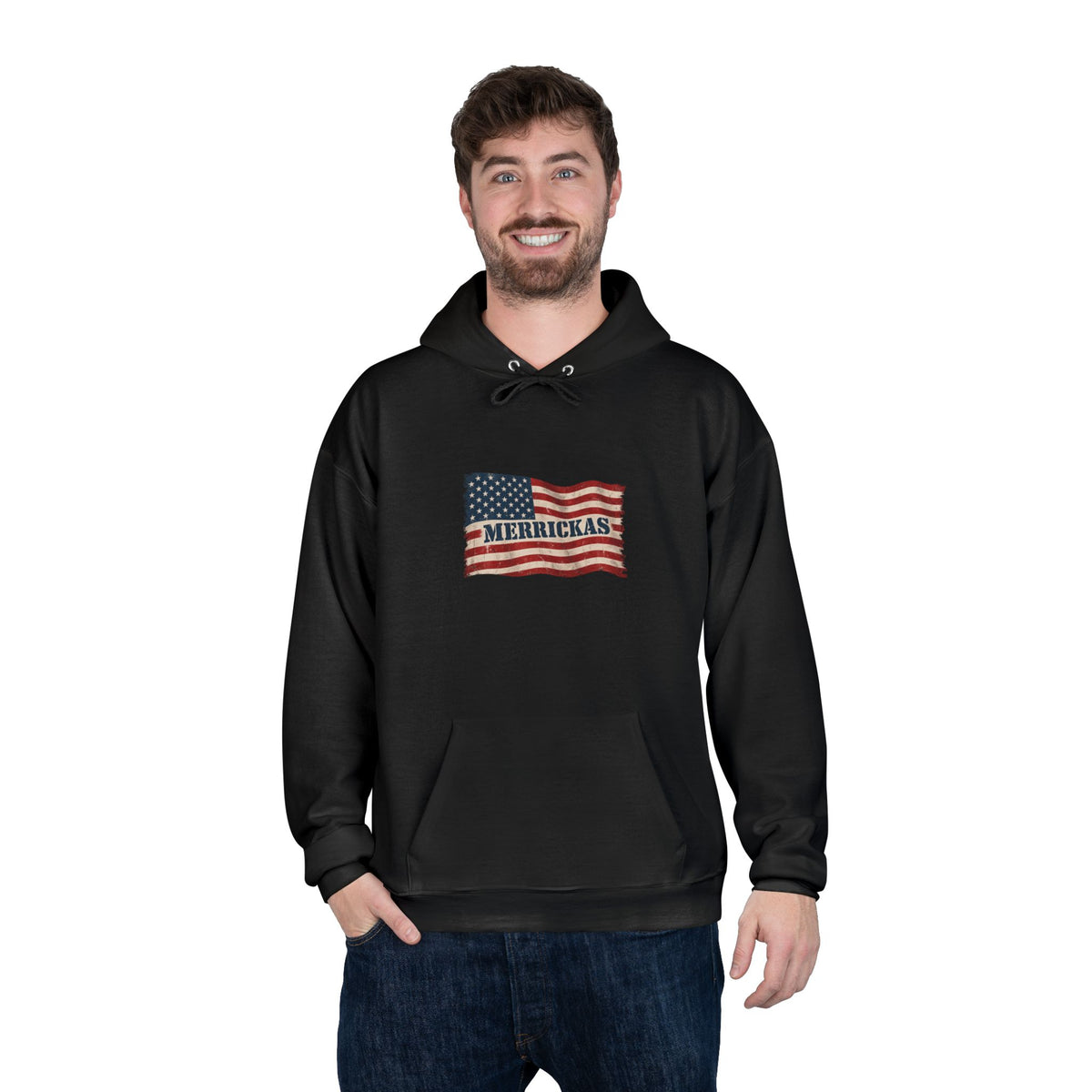 Merrickas Flag Heavyweight Hoodie
