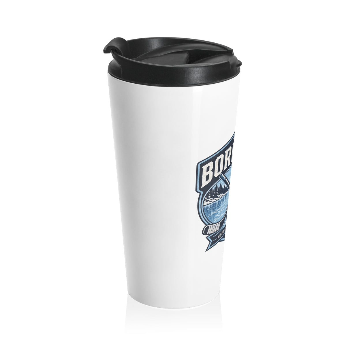 Born On Ice Travel Mug