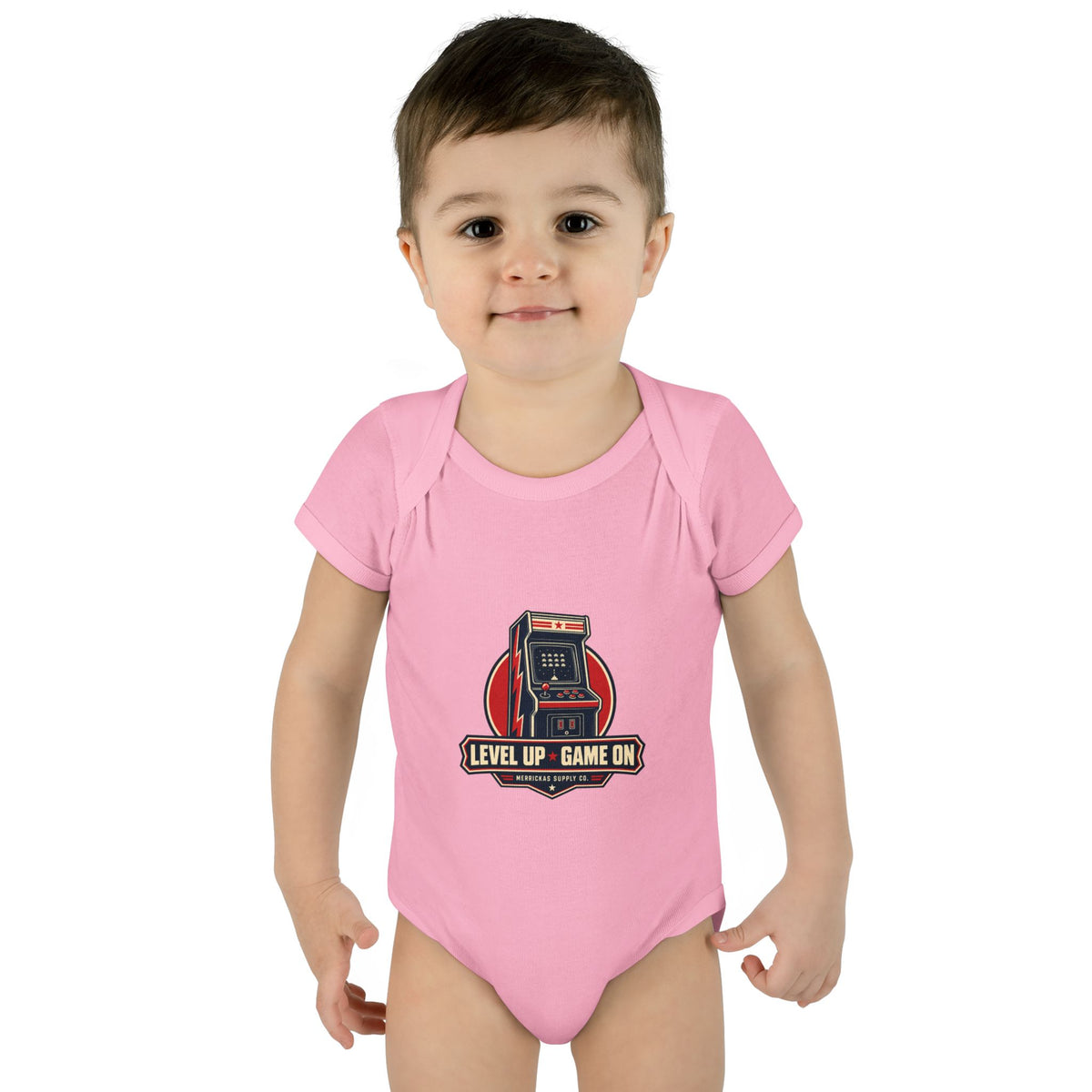 Level Up Game On Baby Onesie