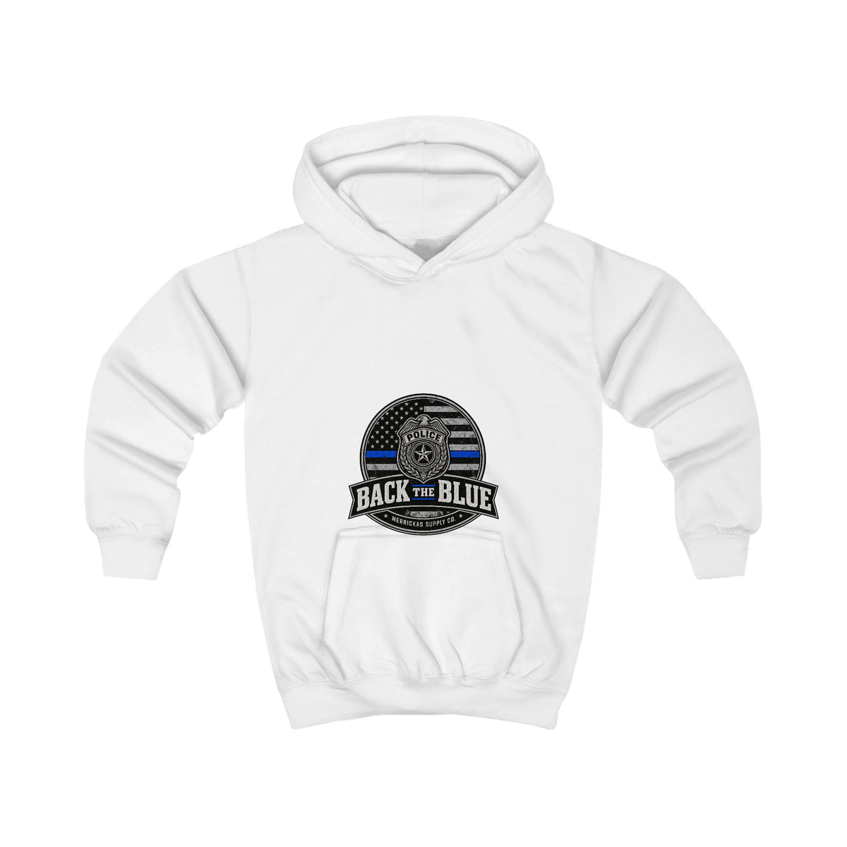 Back The Blue Kids' Hoodie