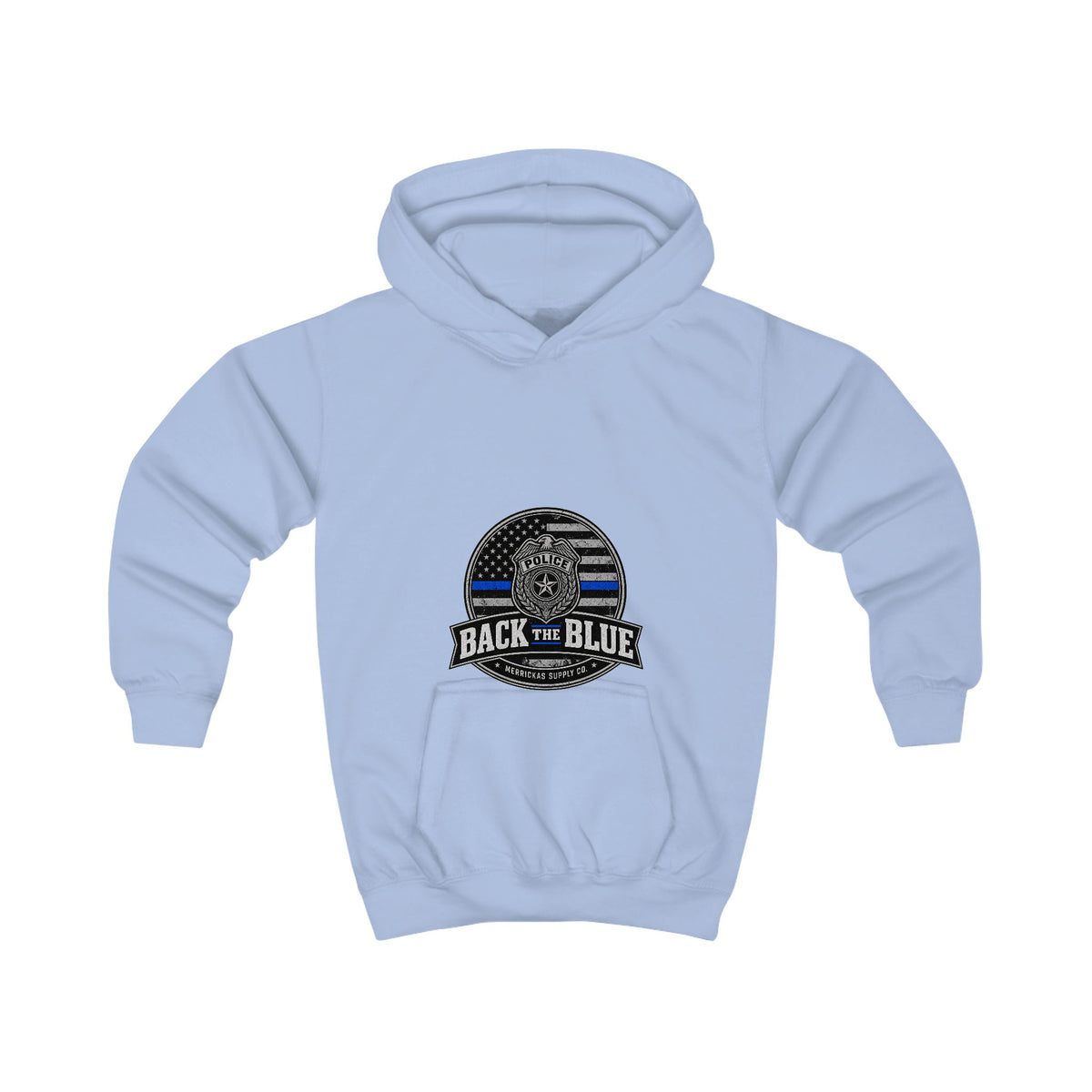 Back The Blue Kids' Hoodie
