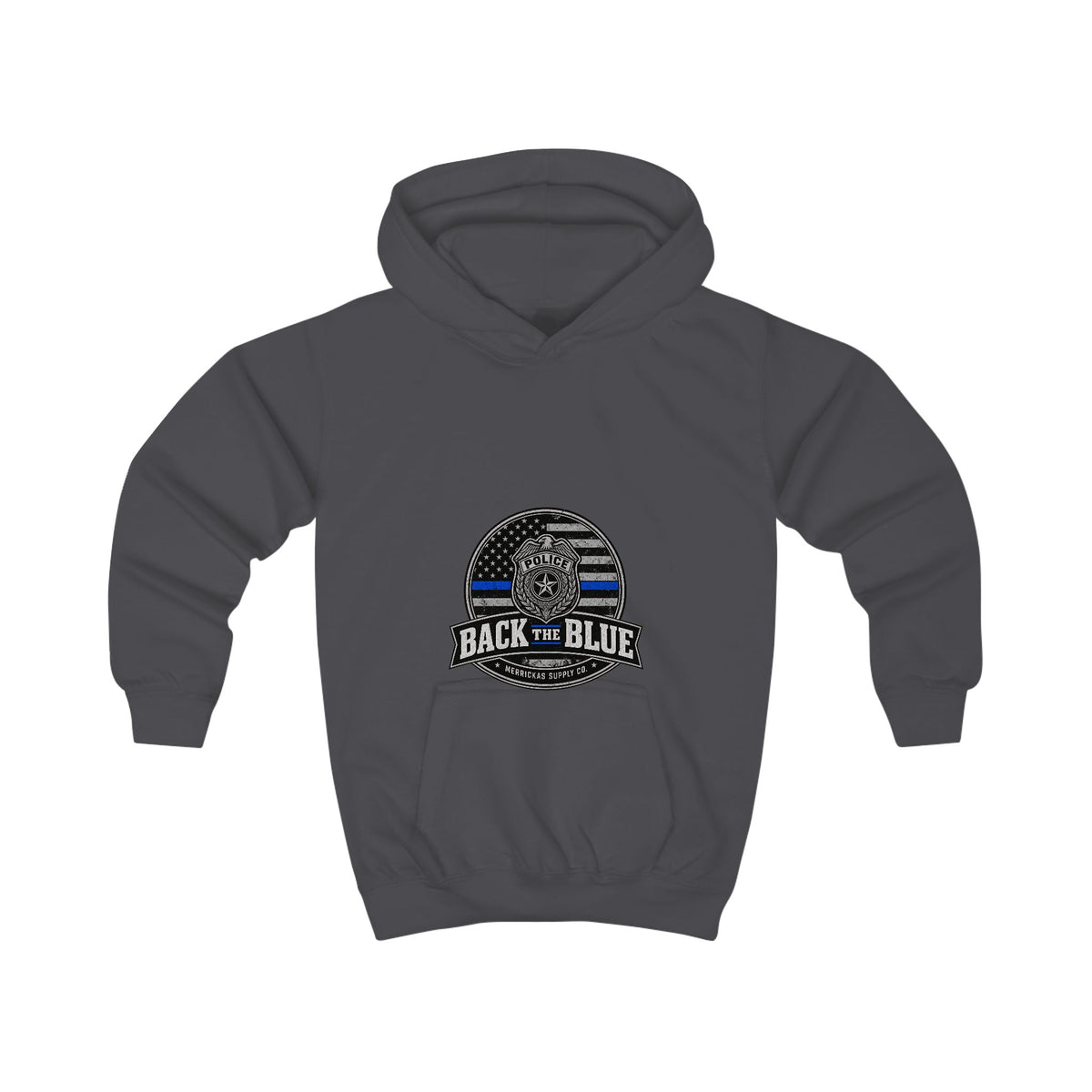 Back The Blue Kids' Hoodie
