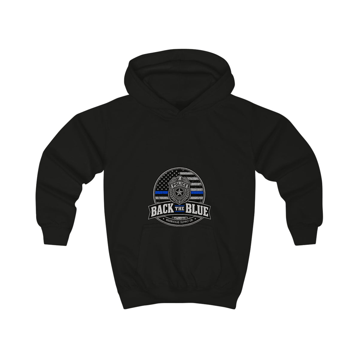 Back The Blue Kids' Hoodie