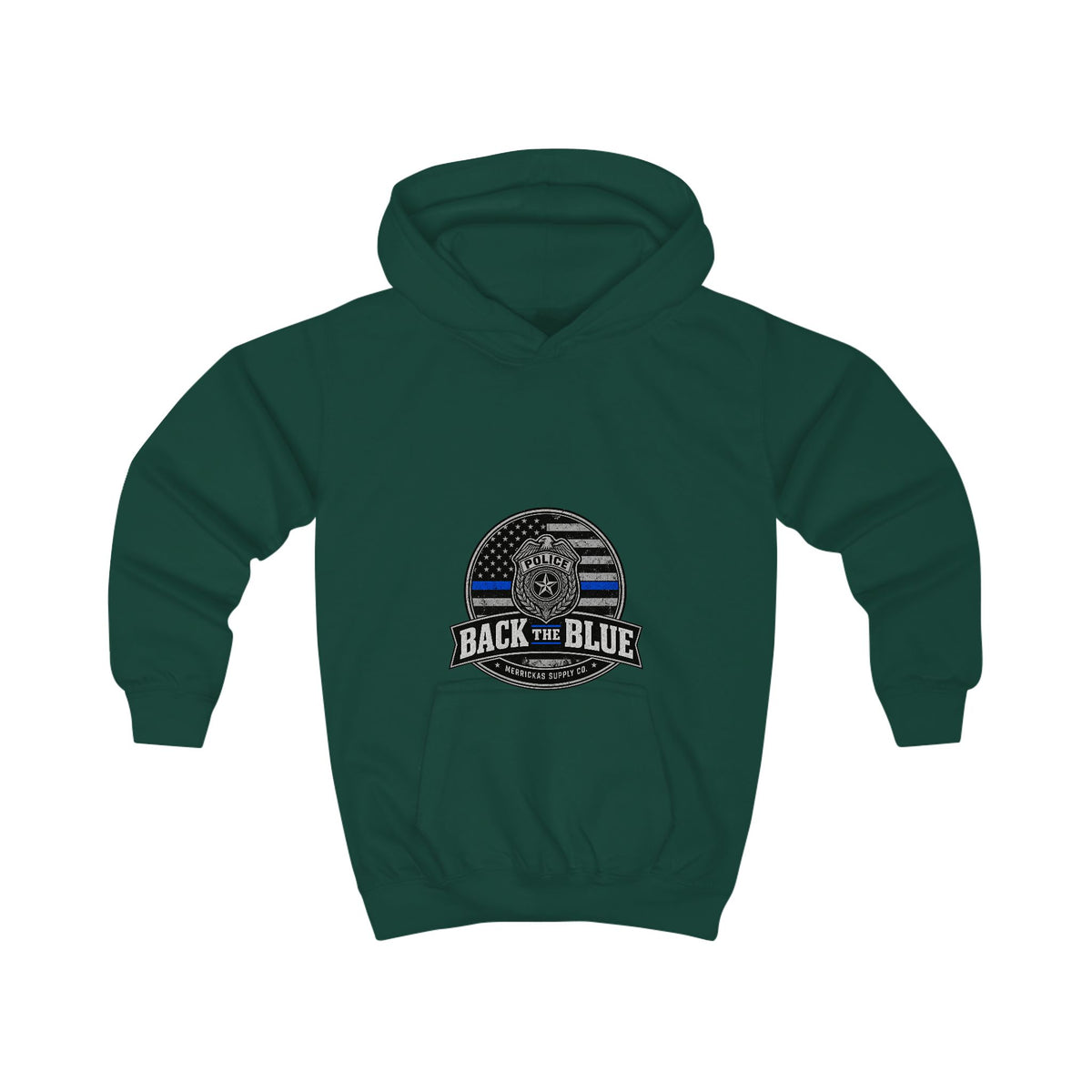 Back The Blue Kids' Hoodie
