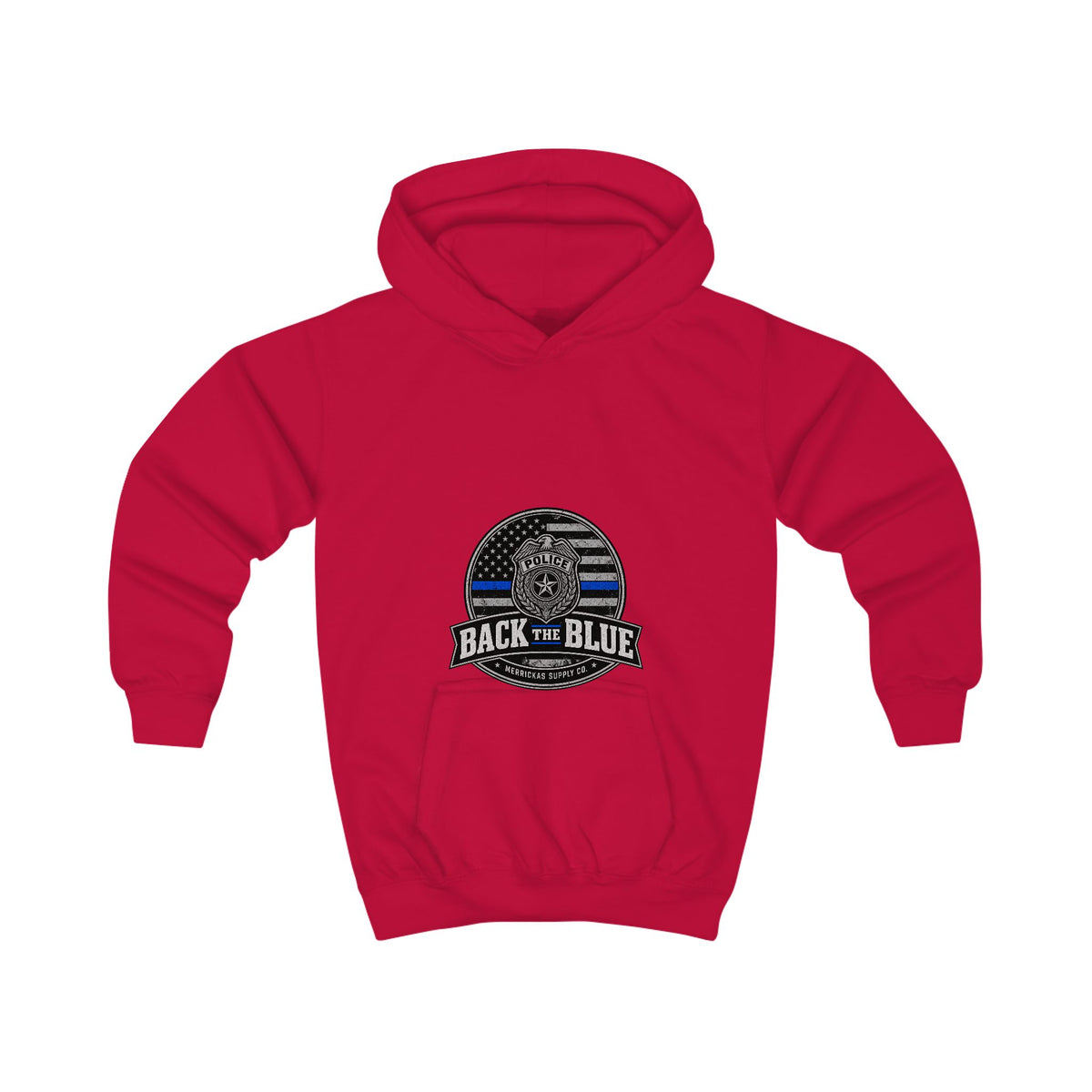Back The Blue Kids' Hoodie