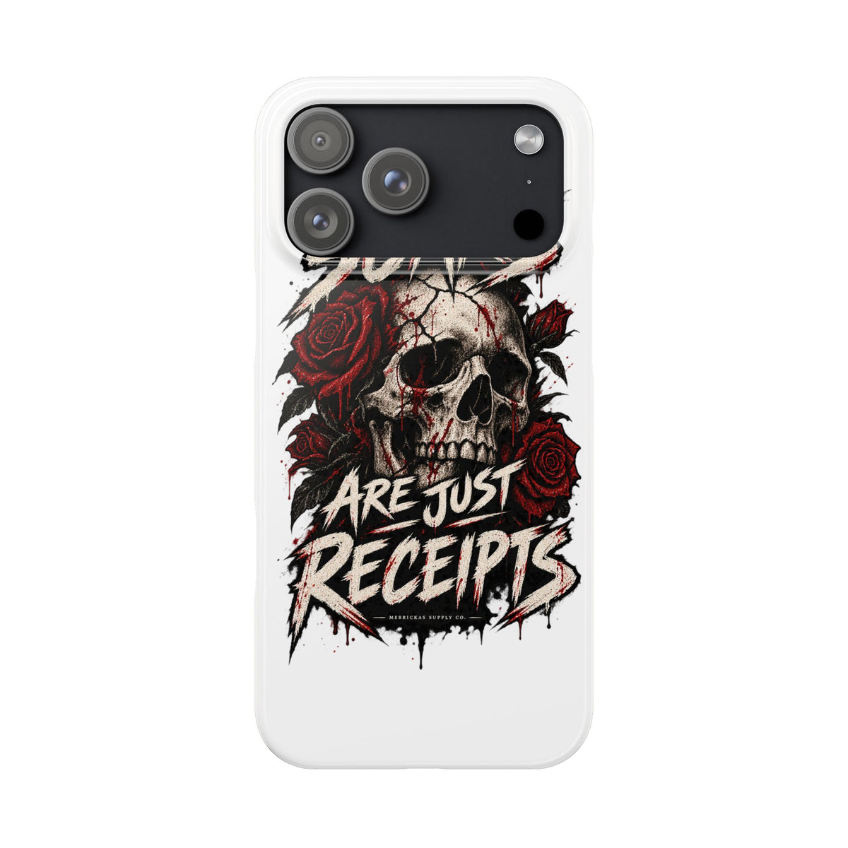 Scars Are Just Receipts Phone Case