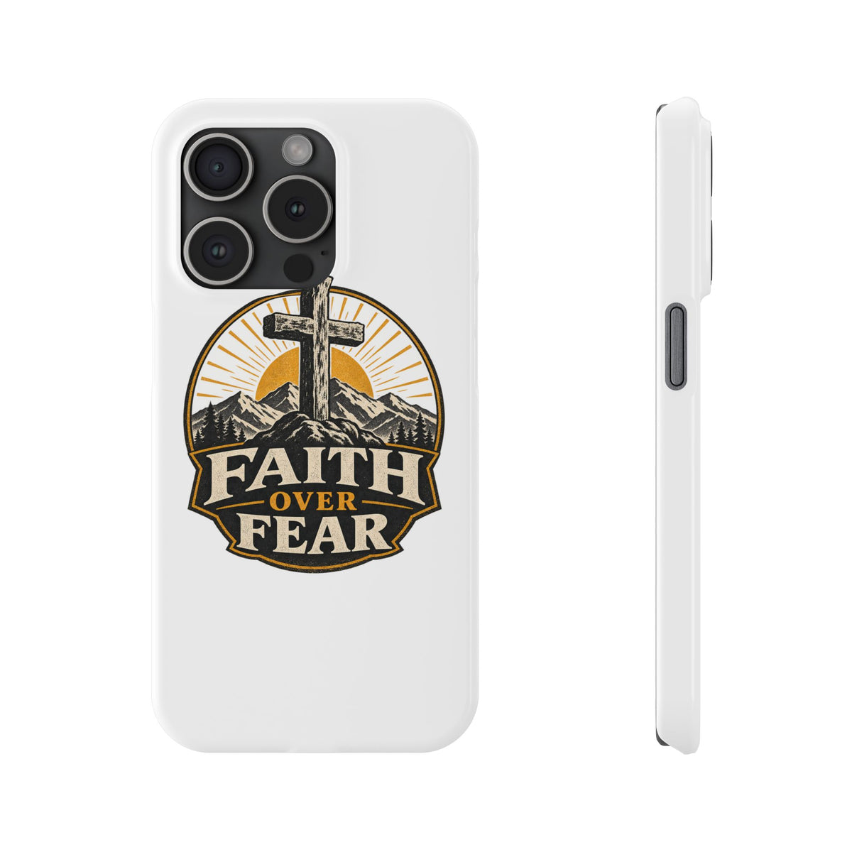 Faith Over Fear Phone Case