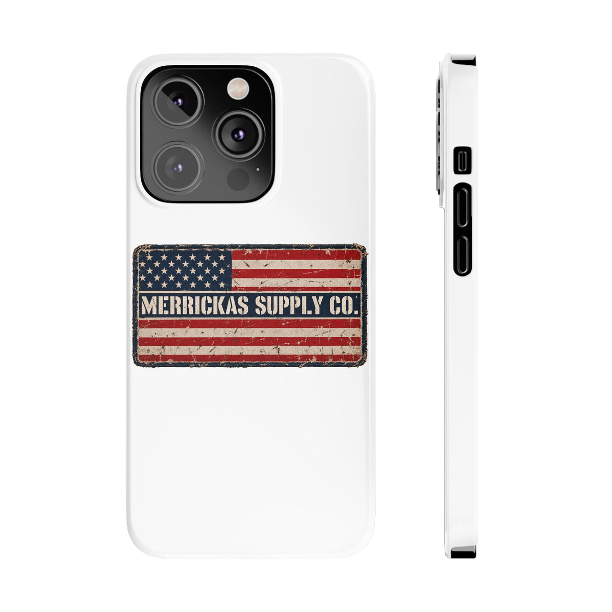 Merrickas American Flag Patch Phone Case