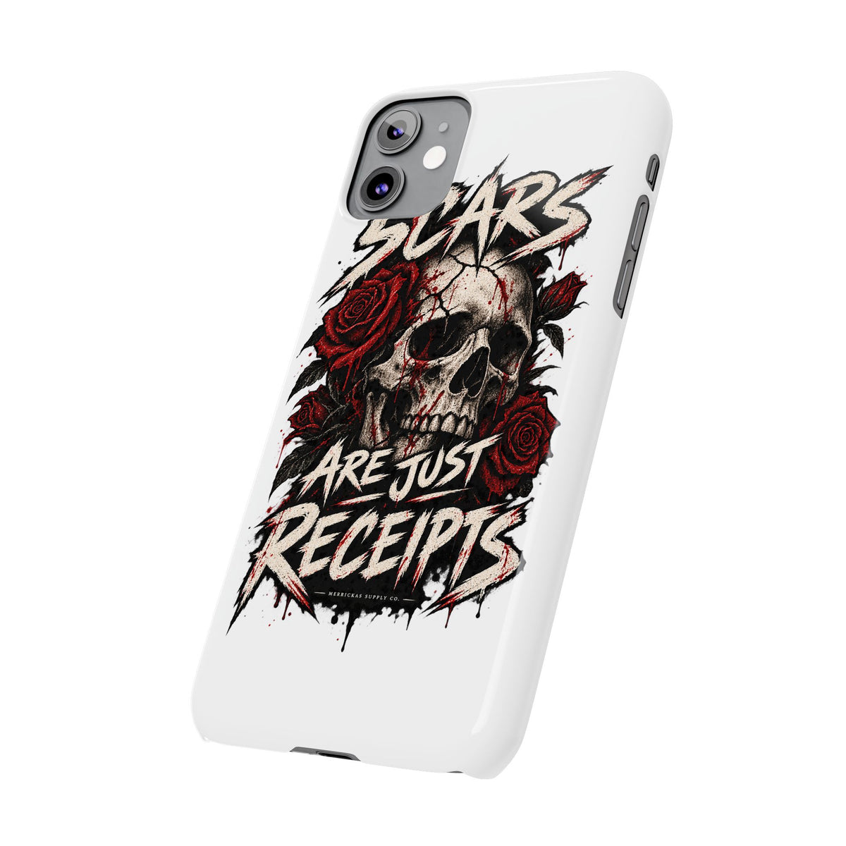 Scars Are Just Receipts Phone Case