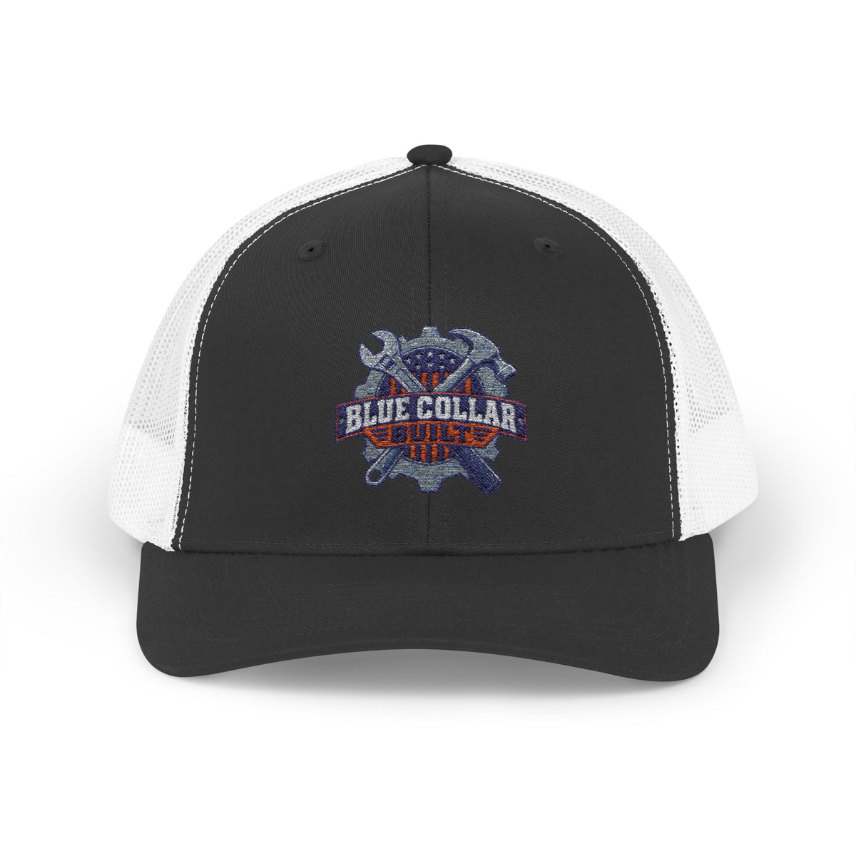 Blue Collar Built Snapback Trucker Hat