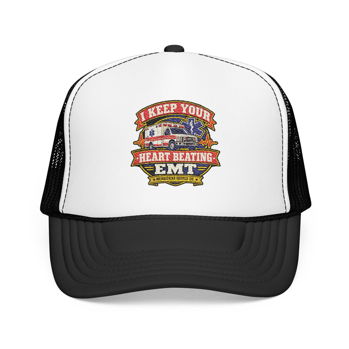 I Keep Your Heart Beating Foam Trucker Hat