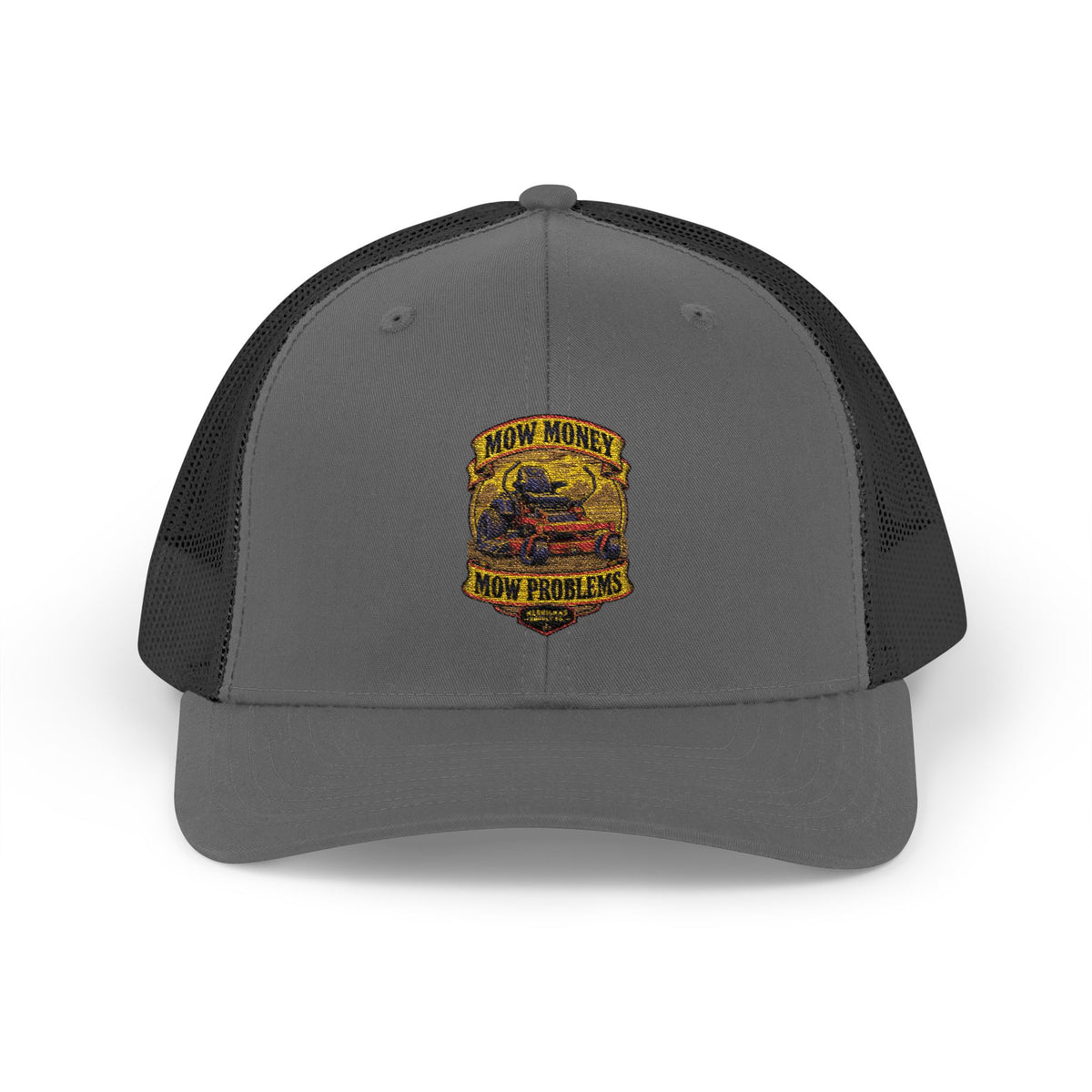 Mow Money Mow Problems Snapback Trucker Cap