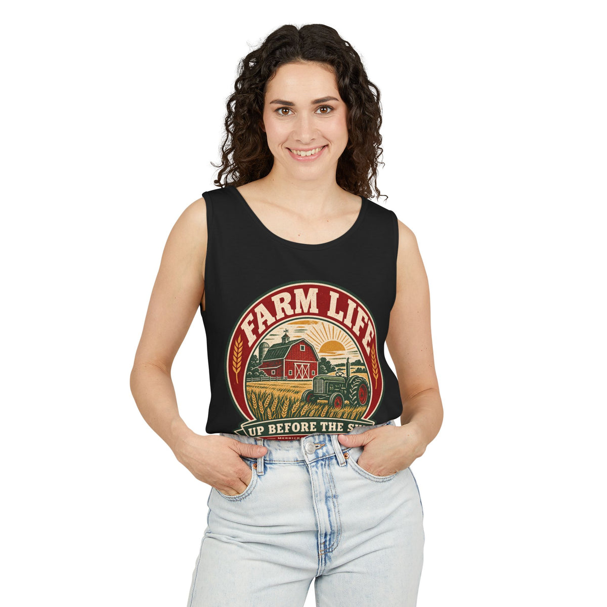 Farm Life Garment-Dyed Tank