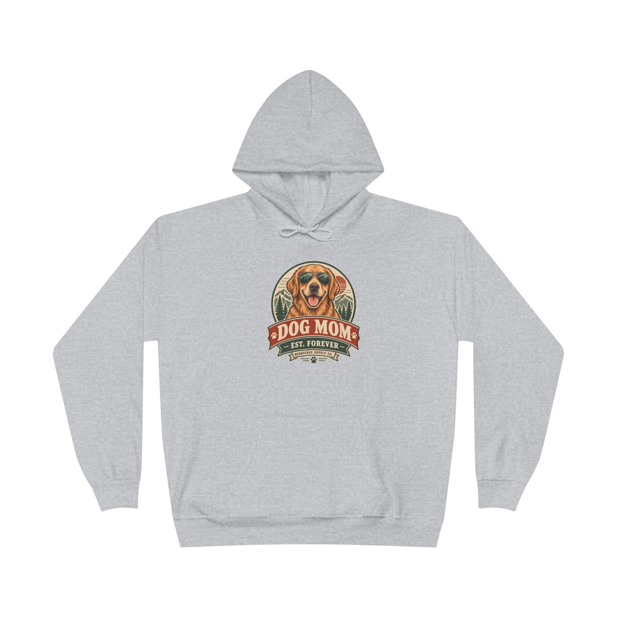 Dog Mom Est. Forever Heavyweight Hoodie