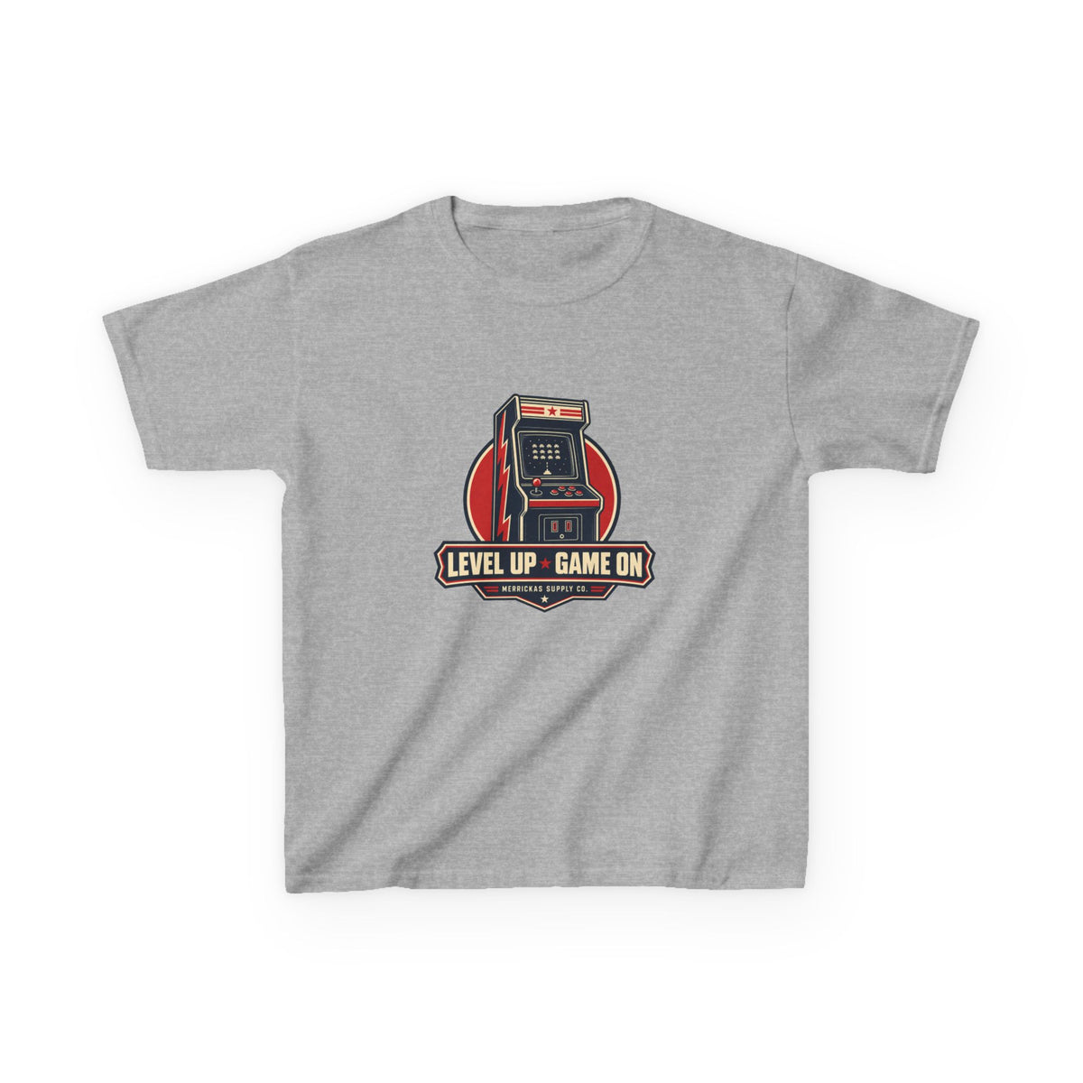 Level Up Game On Kids Tee