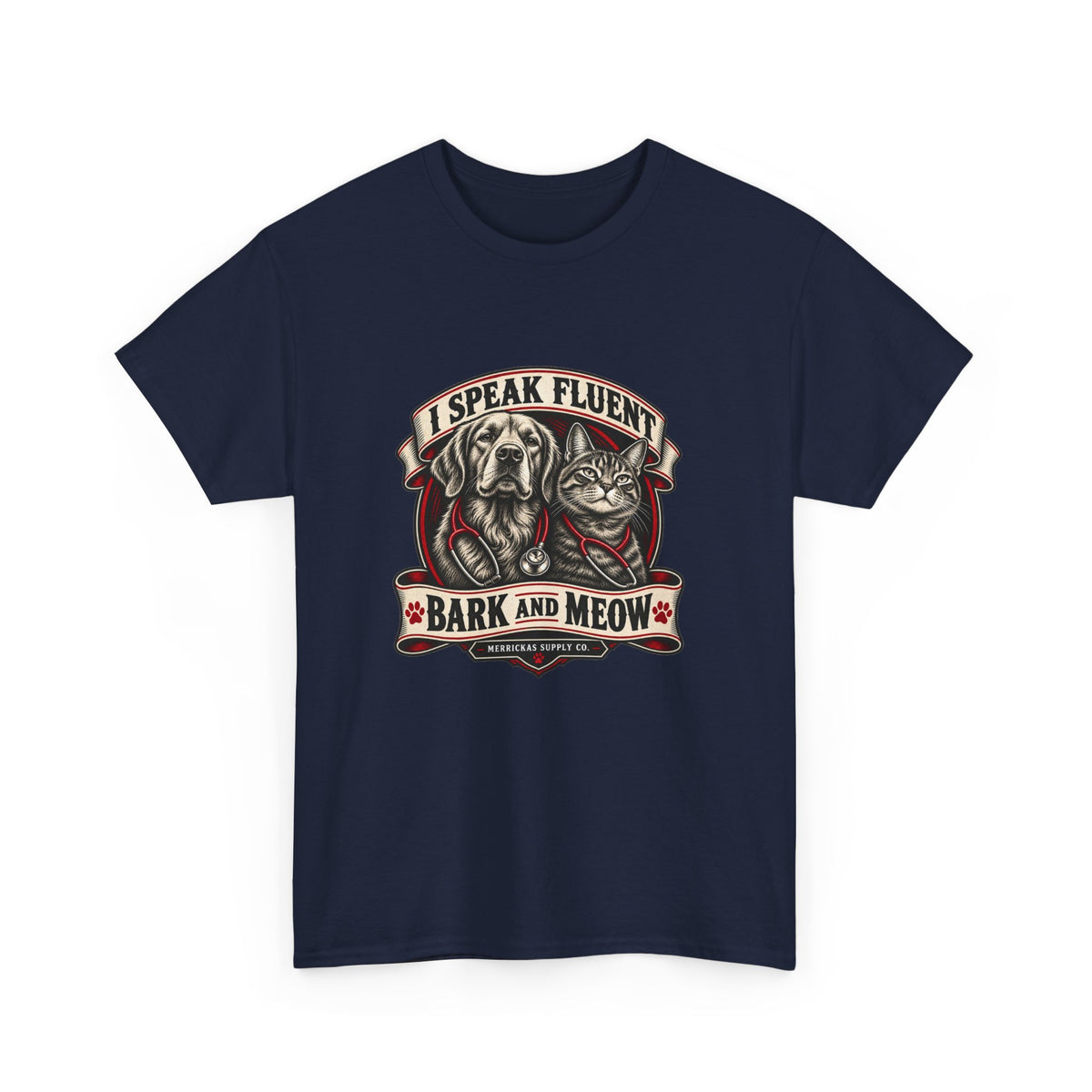 I Speak Fluent Bark And Meow Classic Tee