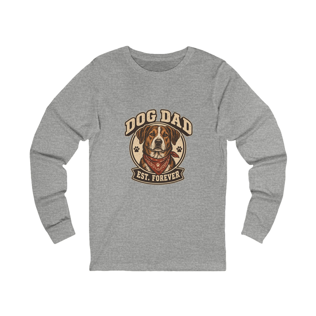Dog Dad Long Sleeve Tee
