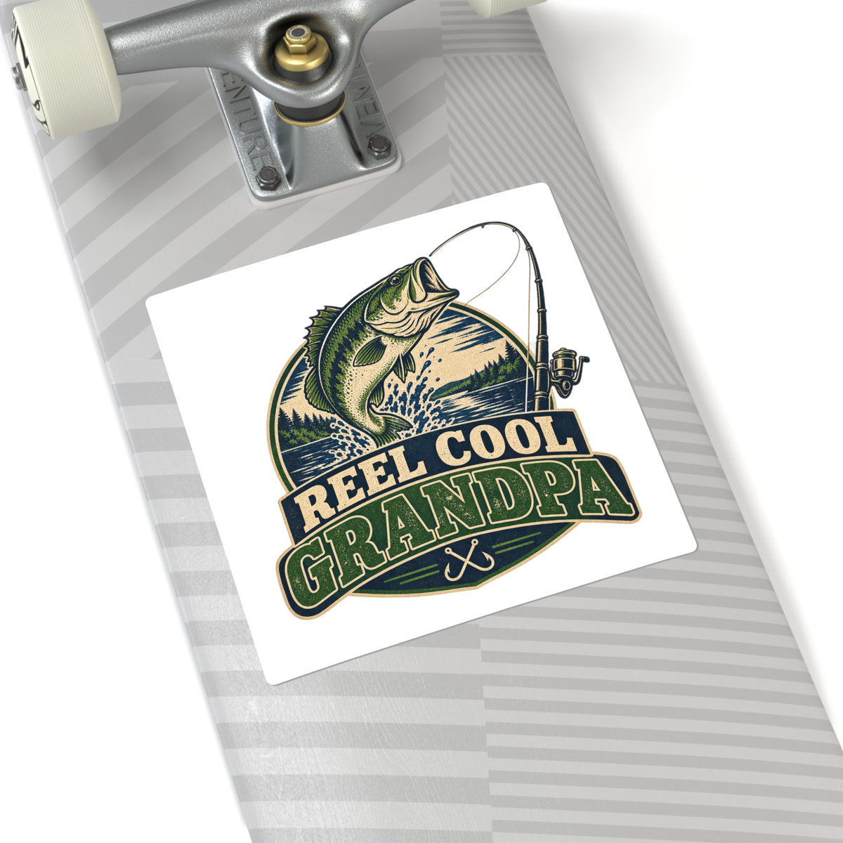 Reel Cool Grandpa Sticker