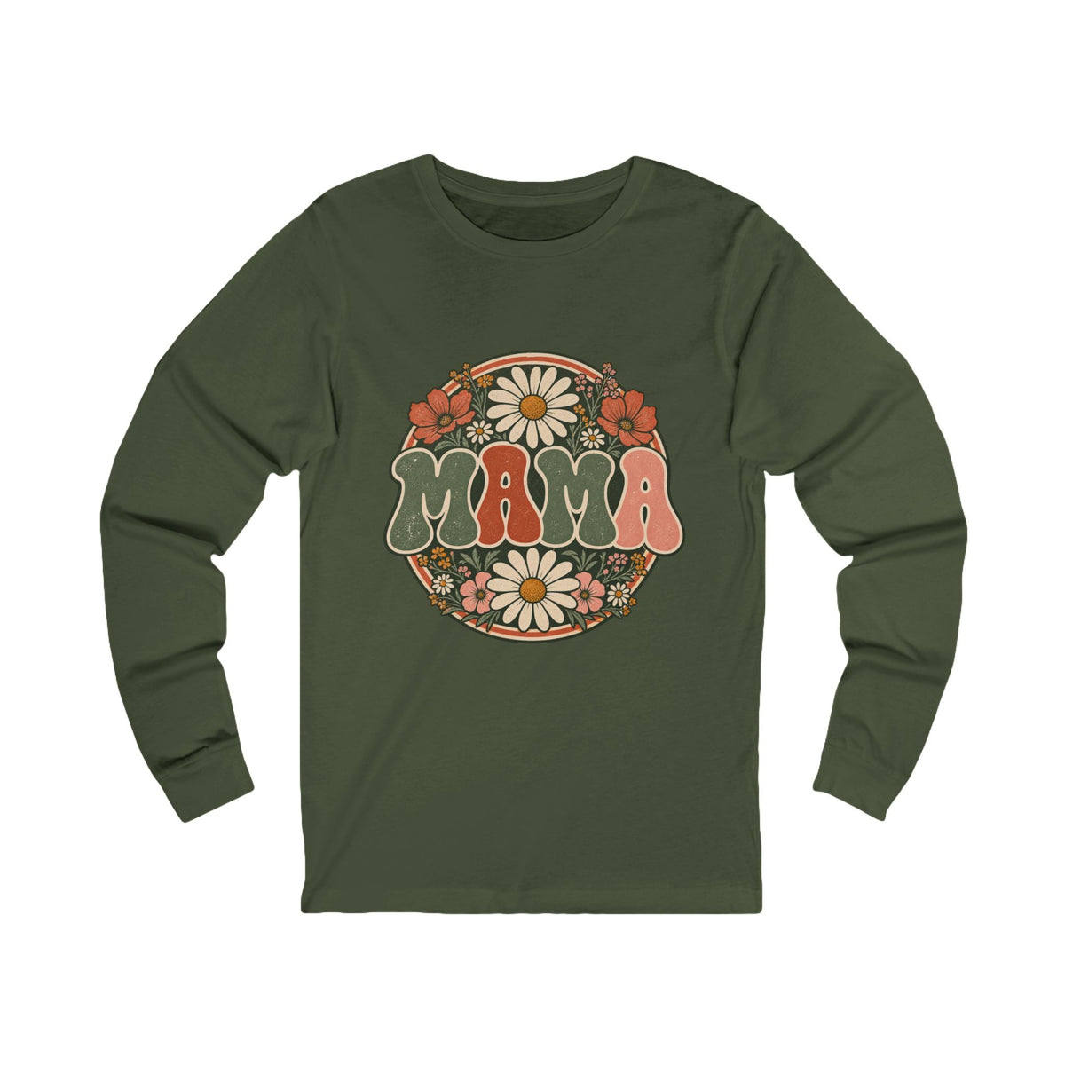 Mama Wildflower Long Sleeve Tee