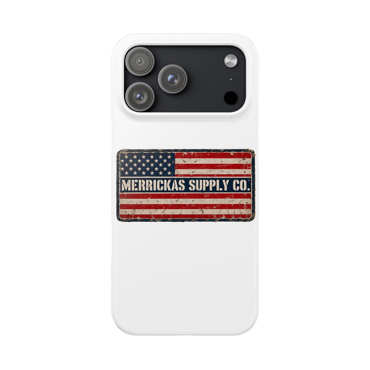 Merrickas American Flag Patch Phone Case