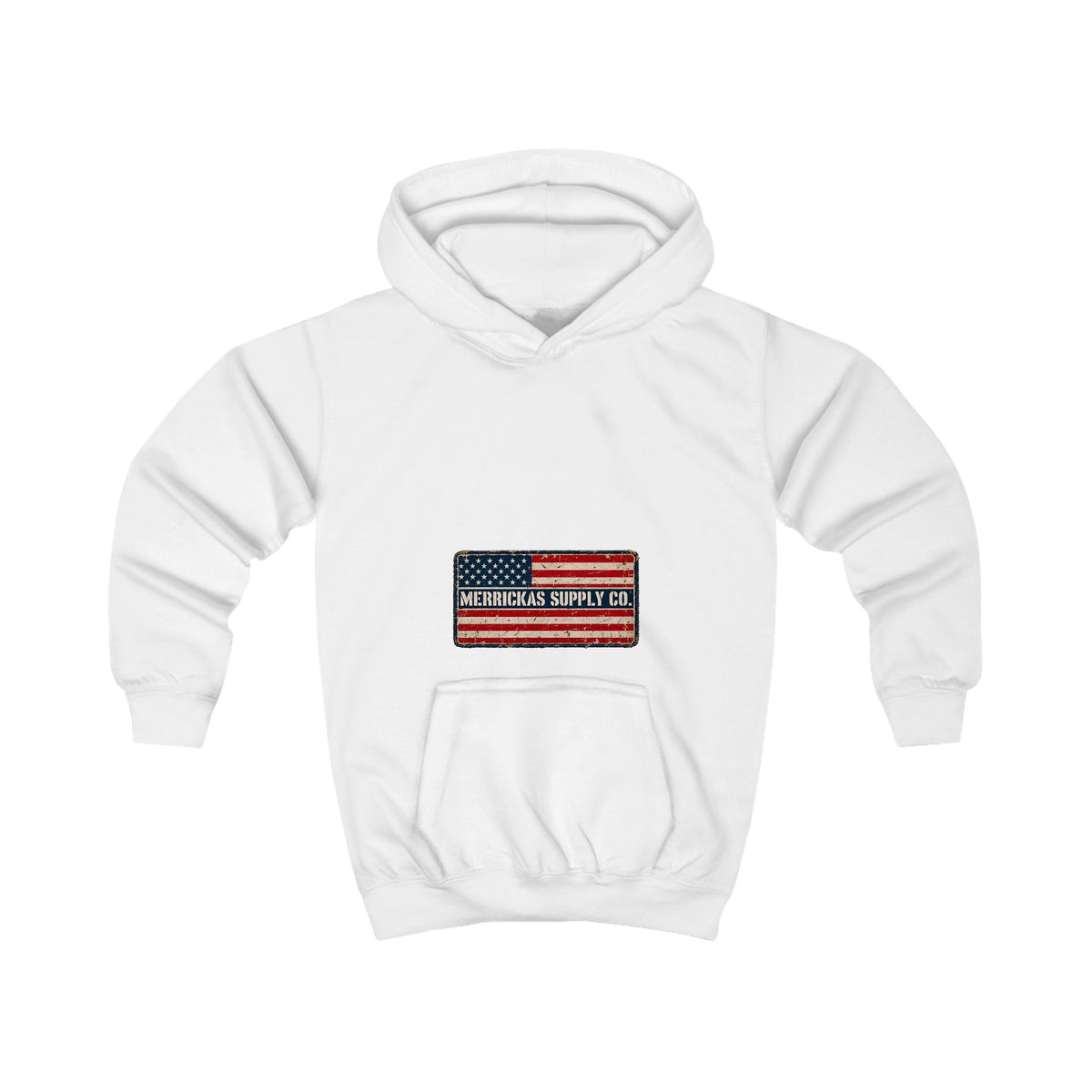 Merrickas American Flag Patch Kids' Hoodie