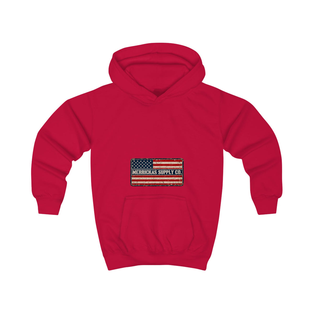 Merrickas American Flag Patch Kids' Hoodie