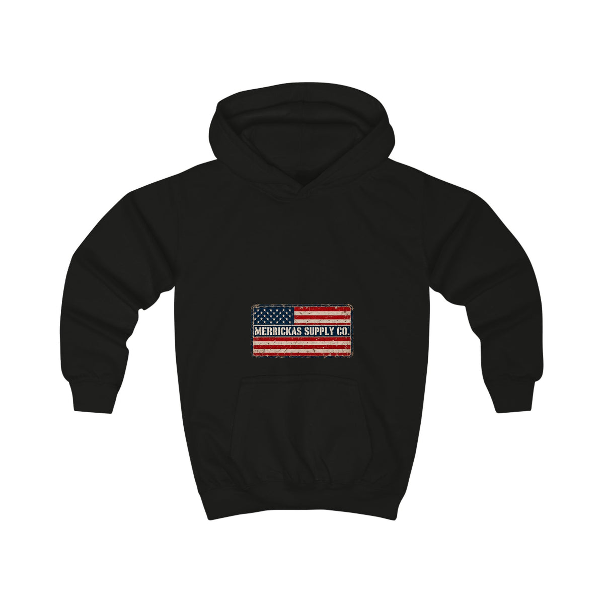 Merrickas American Flag Patch Kids' Hoodie