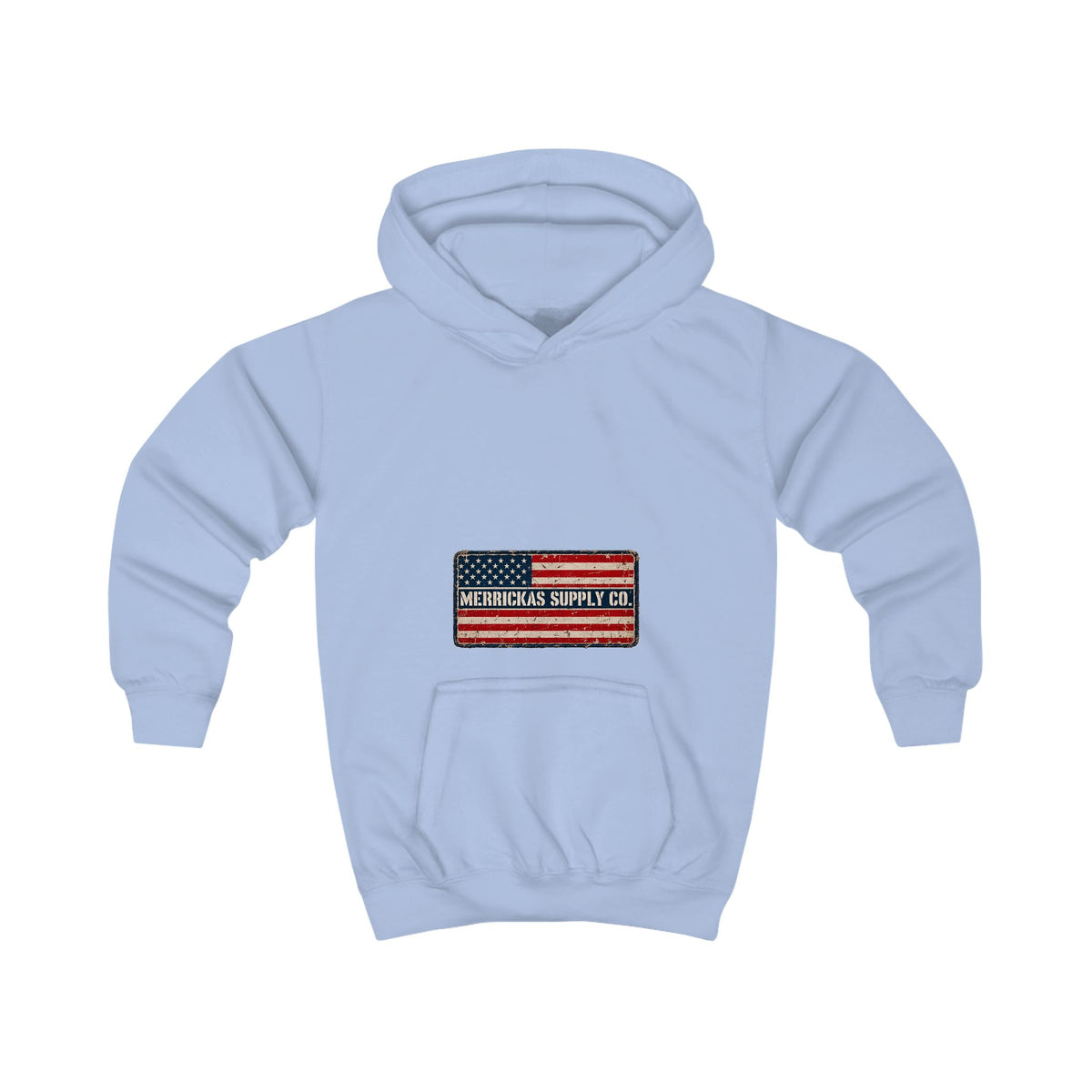 Merrickas American Flag Patch Kids' Hoodie