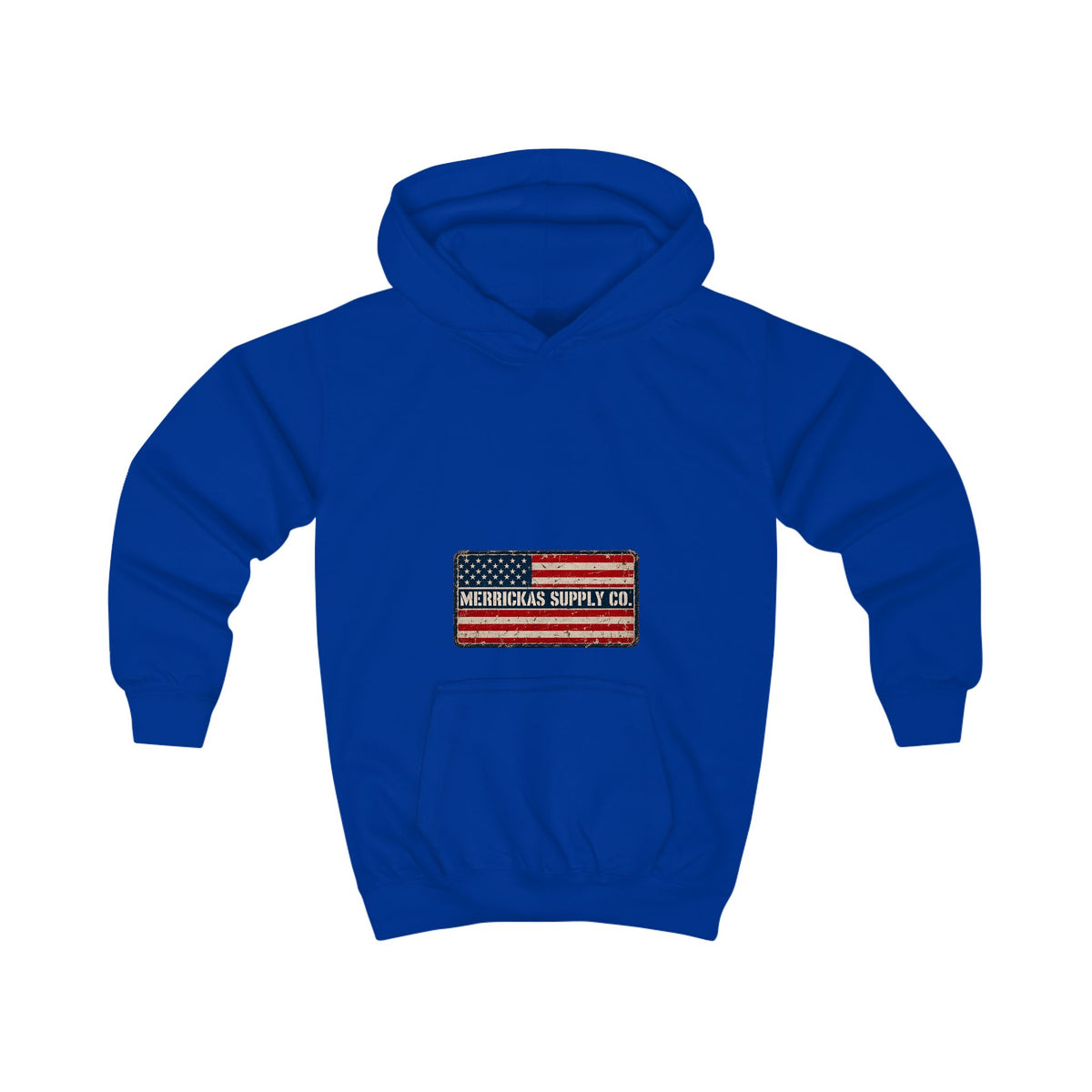 Merrickas American Flag Patch Kids' Hoodie