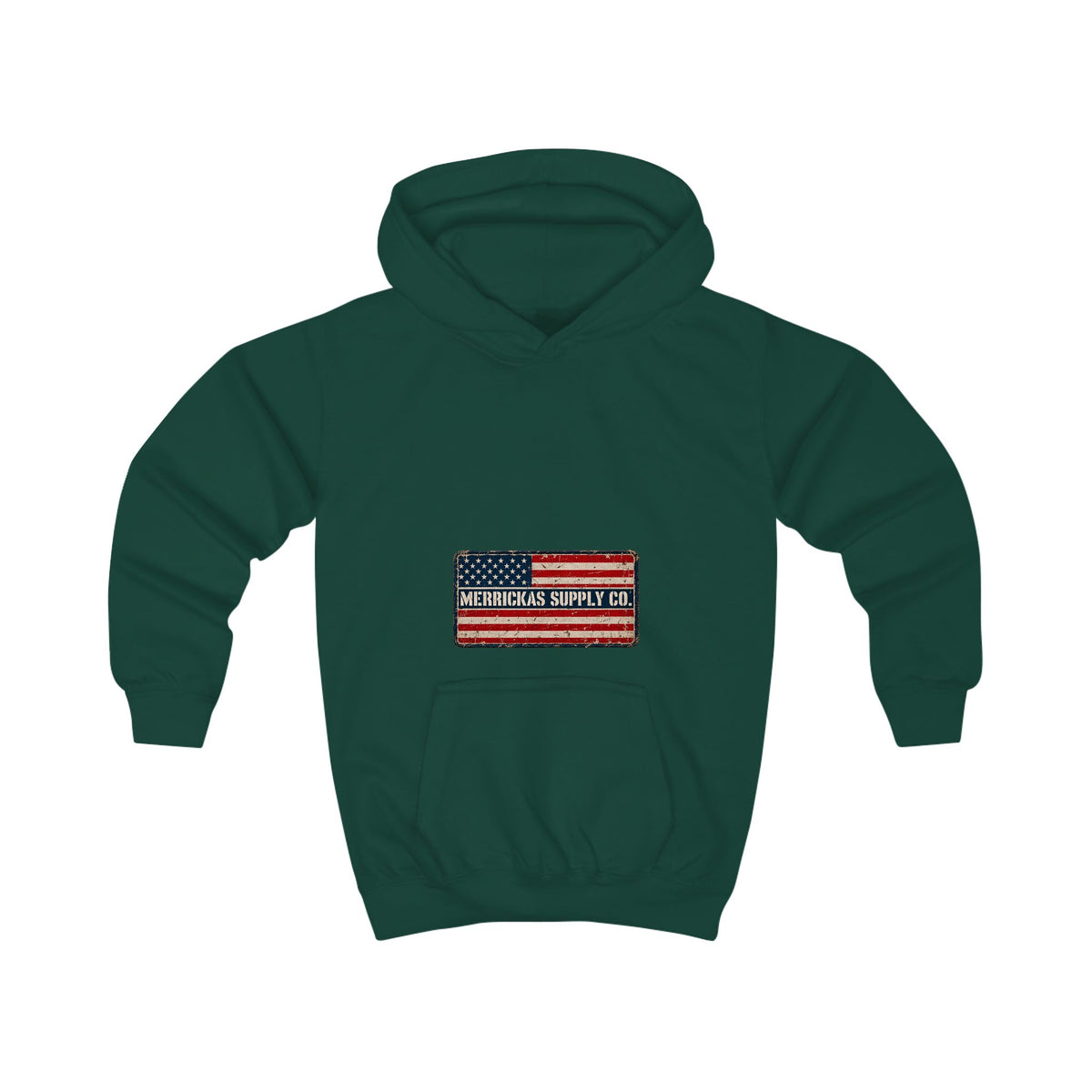 Merrickas American Flag Patch Kids' Hoodie